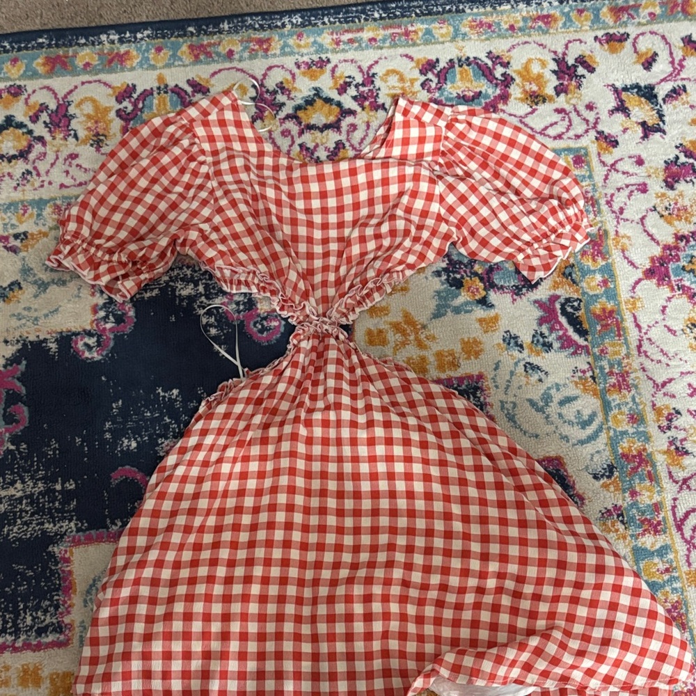 Red Gingham Women's Dress